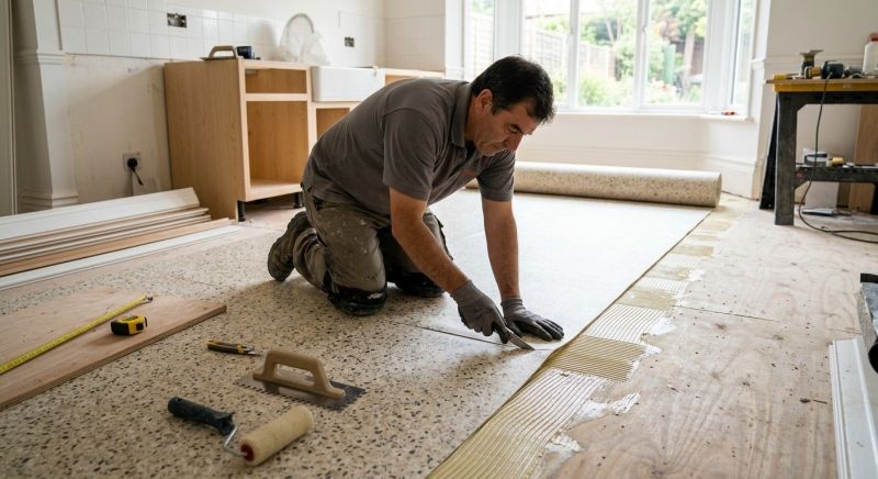 Linoleum Floor Installation in Mesa, AZ