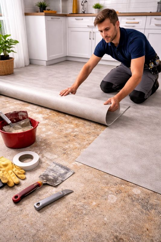 Linoleum Floor Installation in Rio Verde, AZ