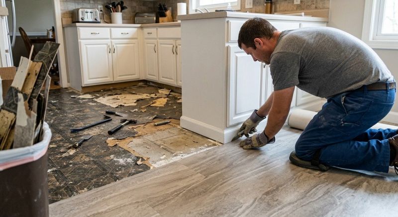 Linoleum Floor Installation in Surprise, AZ