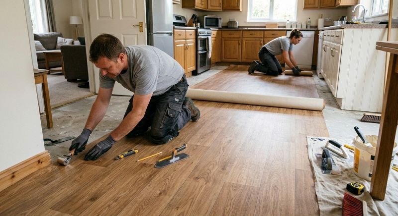 Linoleum Flooring Replacement in Maricopa County, AZ